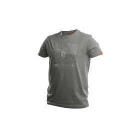 T-shirt Xplorer, unisex, szary T-shirt Xplorer, unisex, szary